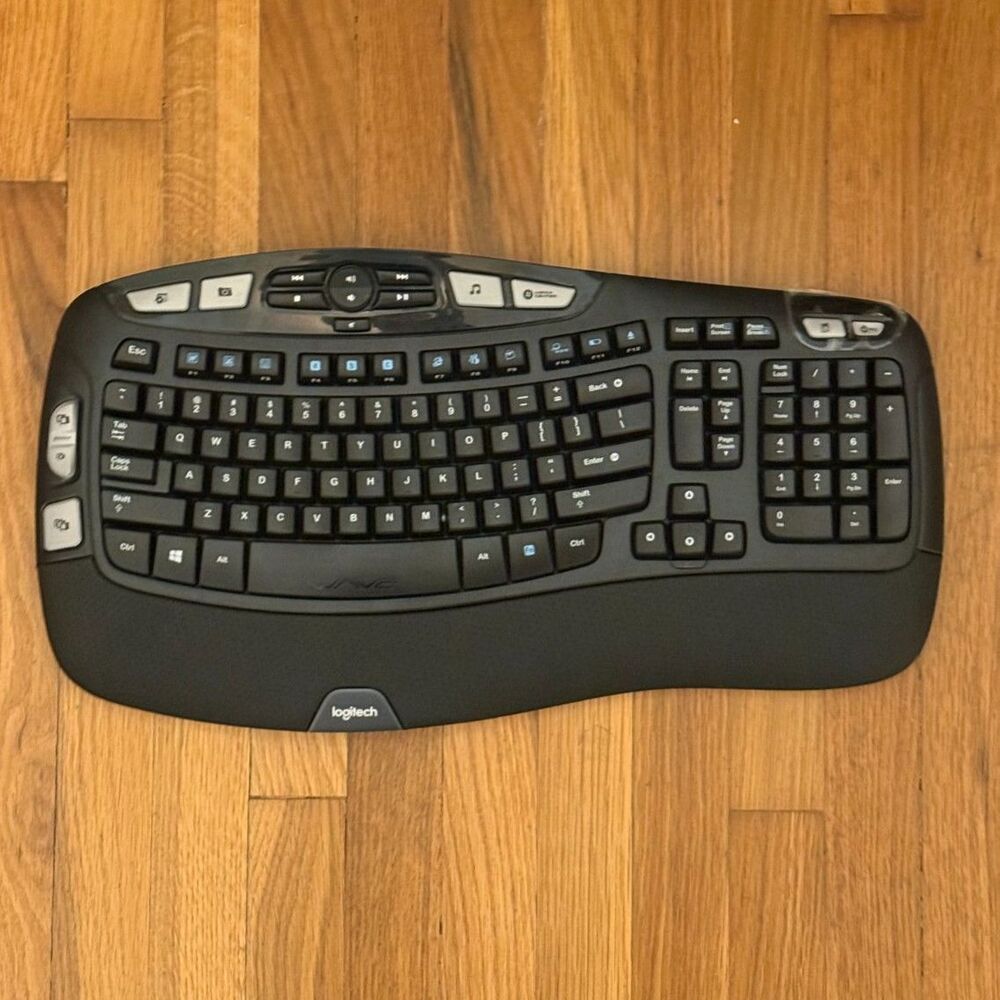 Logitech K350/MK550 Wireless Comfort Wave Keyboard NO USB Dongle (C)
